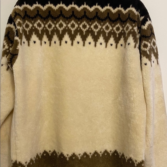Barrage Canadian Zip-Up Sweater in Cream and Brown, nice condition - Picture 4 of 7
